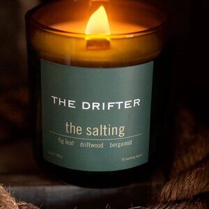 The Drifter | The Salting Candle 76 burn hours - fig leaf, drift wood, bergamont